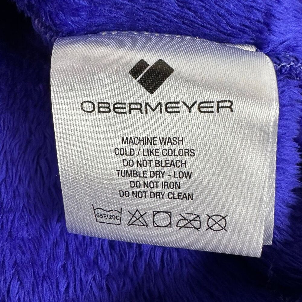 Obermeyer Medium Furry Fleece Top Purple - Picture 6 of 8